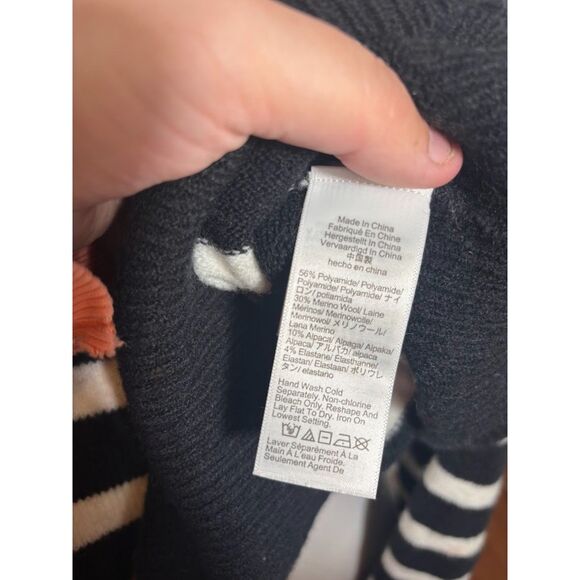 J.Crew Chunky Crewneck Sweater Supersoft Yarn Wool Alpaca Blend Cropped Size XL - Picture 5 of 7